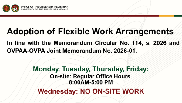 Public Advisory: Adoption of Flexible Work Arrangement 